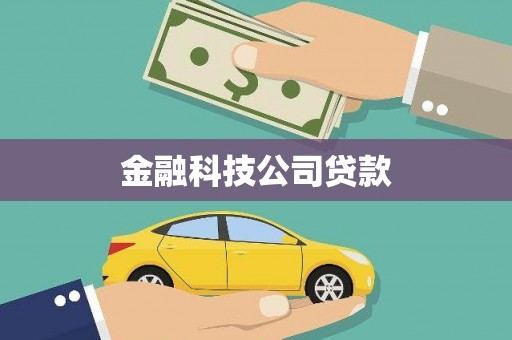 嵊泗金融科技公司贷款