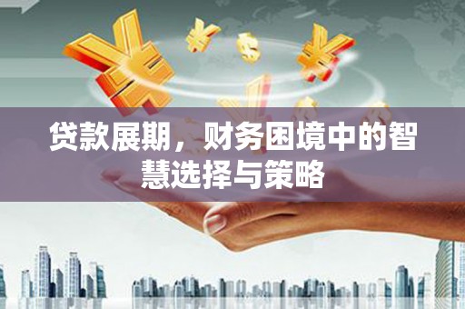 嵊泗贷款展期，财务困境中的智慧选择与策略