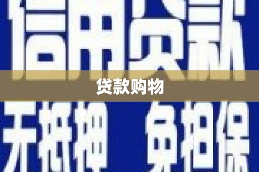 嵊泗贷款购物