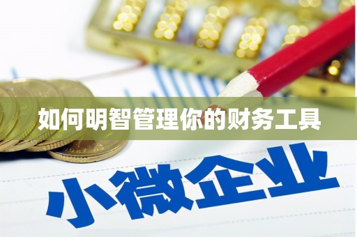 嵊泗如何明智管理你的财务工具