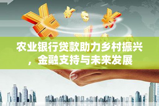 嵊泗农业银行贷款助力乡村振兴，金融支持与未来发展
