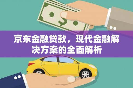 嵊泗京东金融贷款，现代金融解决方案的全面解析
