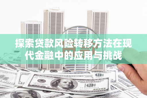 嵊泗探索贷款风险转移方法在现代金融中的应用与挑战