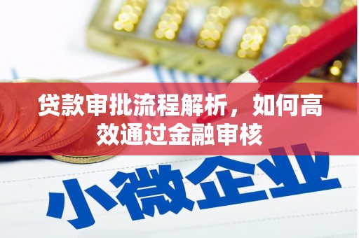 嵊泗贷款审批流程解析，如何高效通过金融审核