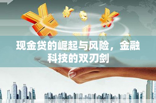 嵊泗现金贷的崛起与风险，金融科技的双刃剑