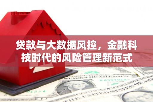 嵊泗贷款与大数据风控，金融科技时代的风险管理新范式