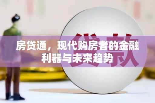 嵊泗房贷通，现代购房者的金融利器与未来趋势