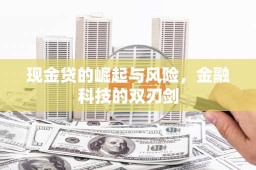 嵊泗现金贷的崛起与风险，金融科技的双刃剑