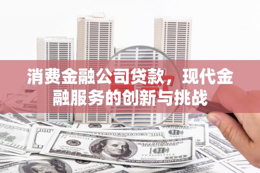 嵊泗消费金融公司贷款，现代金融服务的创新与挑战