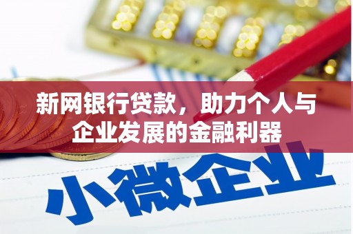 嵊泗新网银行贷款，助力个人与企业发展的金融利器