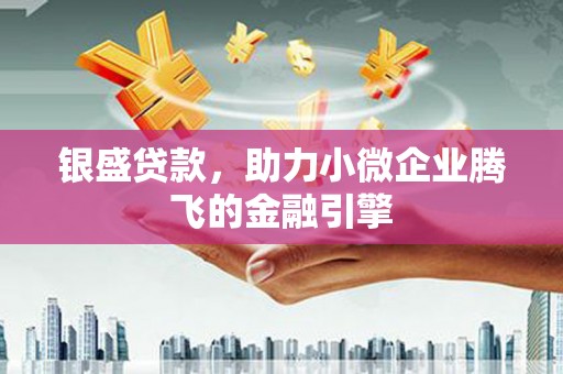 嵊泗银盛贷款，助力小微企业腾飞的金融引擎