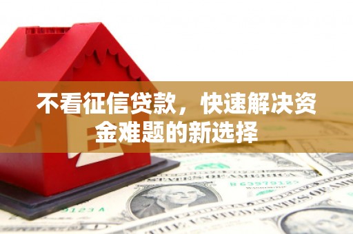 嵊泗不看征信贷款，快速解决资金难题的新选择