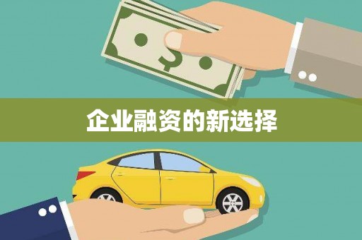 嵊泗企业融资的新选择