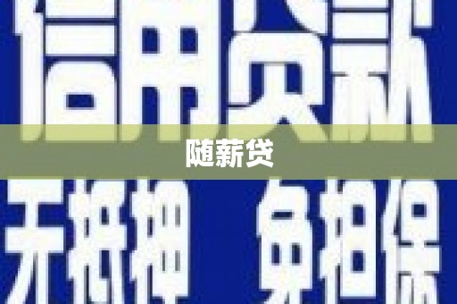 嵊泗随薪贷