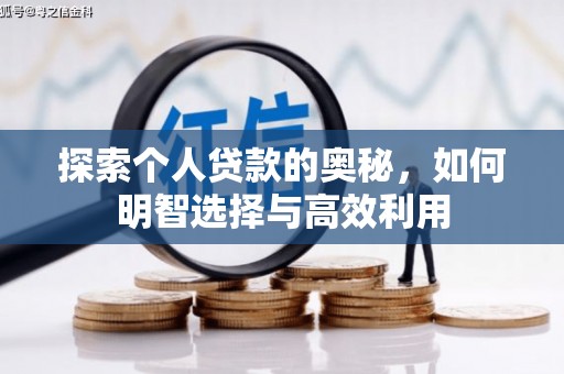 嵊泗探索个人贷款的奥秘，如何明智选择与高效利用