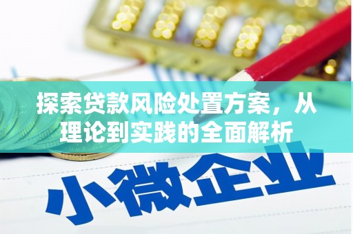 嵊泗探索贷款风险处置方案，从理论到实践的全面解析