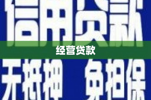嵊泗经营贷款