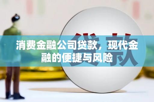 嵊泗消费金融公司贷款，现代金融的便捷与风险