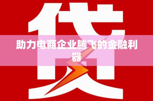 嵊泗助力电商企业腾飞的金融利器