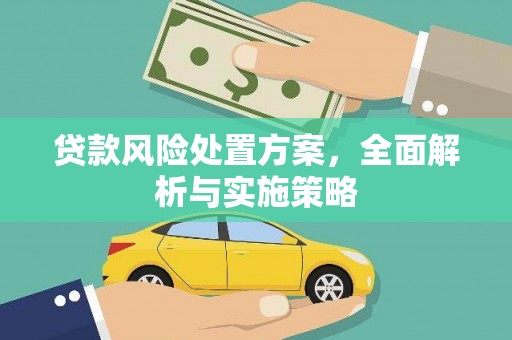 嵊泗贷款风险处置方案，全面解析与实施策略