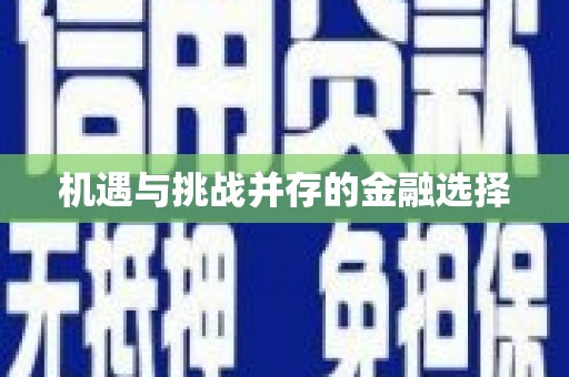 嵊泗机遇与挑战并存的金融选择
